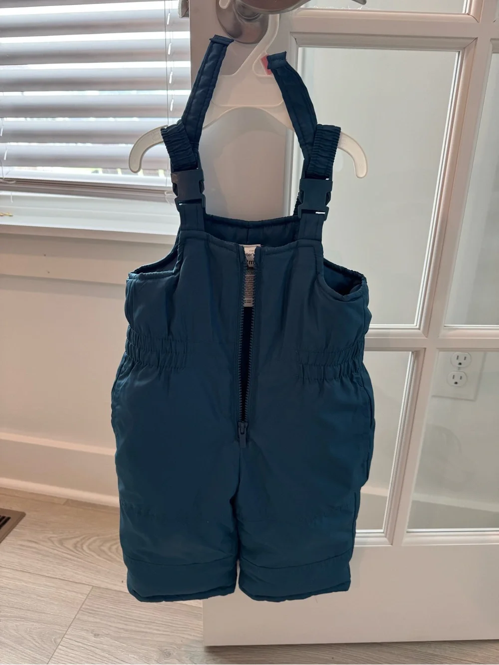 Carter’s Dinosaur Hooded Puffer Jacket & Snow Bib Set 12M Winter Snowsuit
